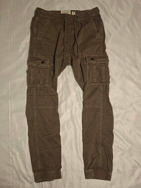 Abercrombie And Finch Pants Medium Cargo Beige Brown Mens Vintage 2000s